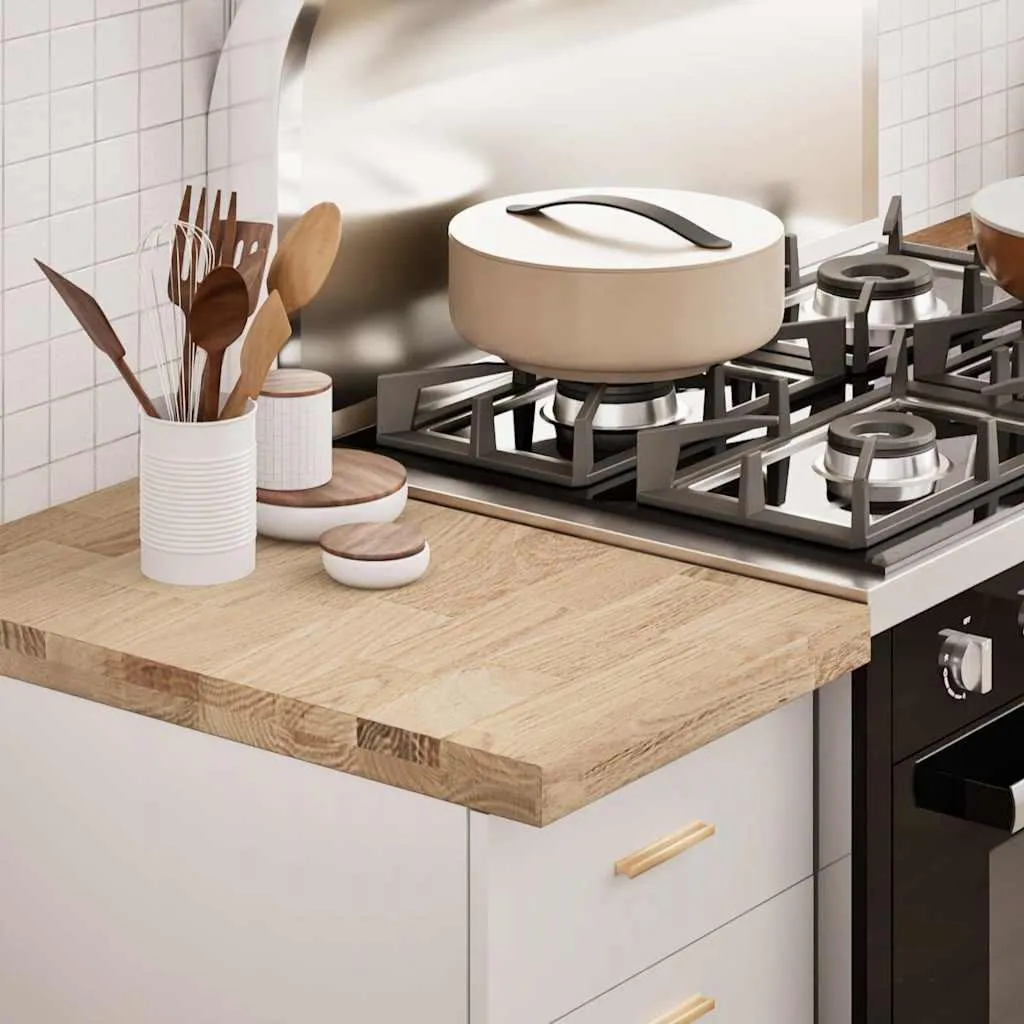 OFFERTA Piano Lavoro Rovere Massiccio 40x63,5x4cm vidaXL - Top! - 2
