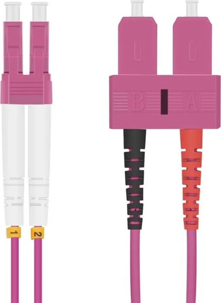 Cavo Fibra Ottica Helos 115758 SC/LC OM4 | Viola Erica per 10-100Gb