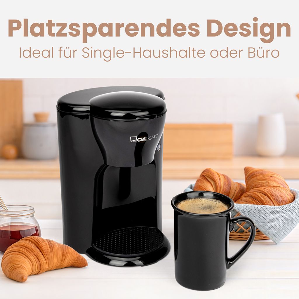 Clatronic 1-Tassen-Kaffeeautomat