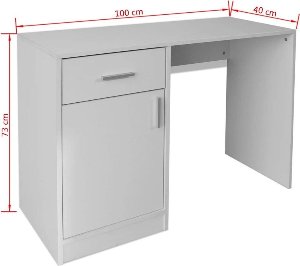 vidaXL Składany stolik ścienny biały 100x60 cm Zdjęcie produktu 17