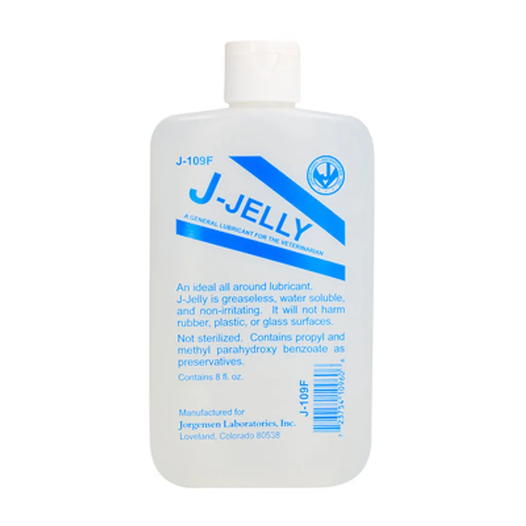 Gel Lubrificante J-Jelly 8 oz (240ml) per Inseminazione e Ostetricia
