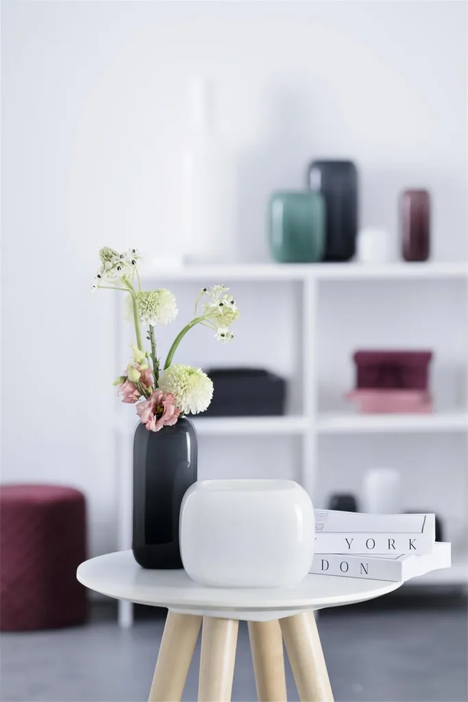 Vase de table blanc Leonardo Milano 18 cm idéal pour décoration salon