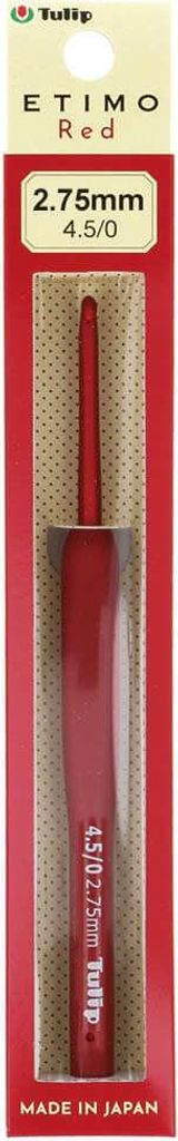 Tulip Etimo Red Häkelnadel 2,75 mm – Hohe Qualität & Komfort Japans
