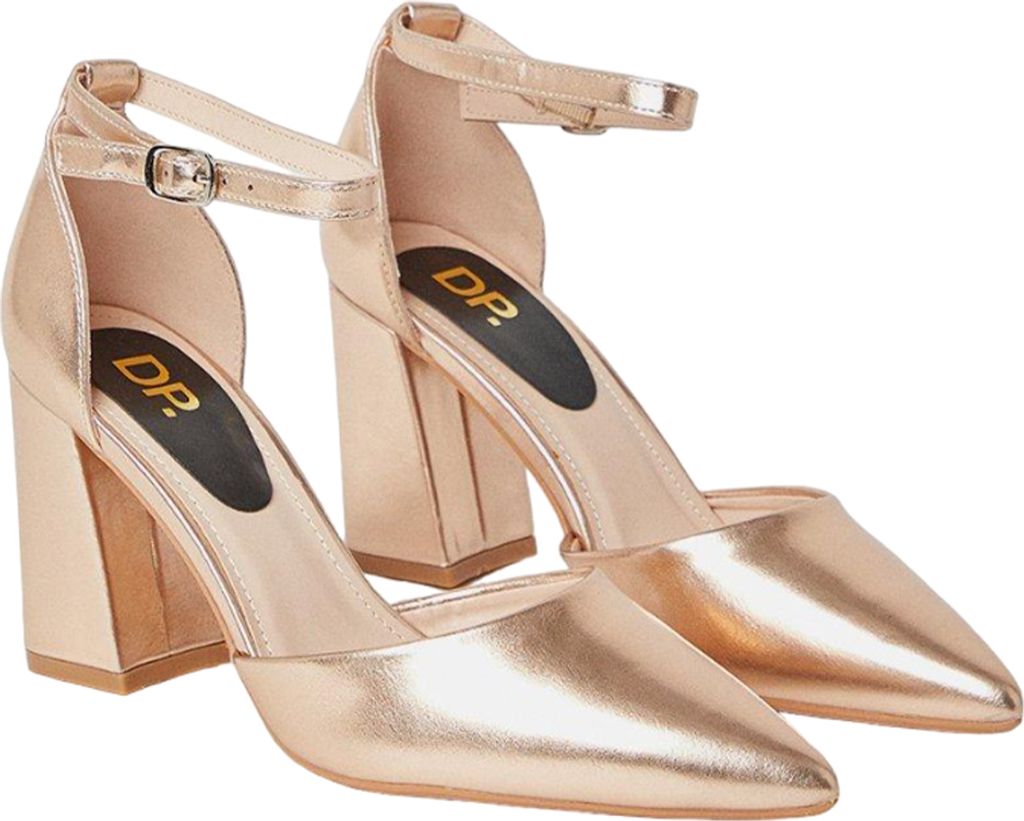 Dorothy Perkins - Damen Pumps "Blanche", Spitz DP5218 (37 EU) (Roségold)