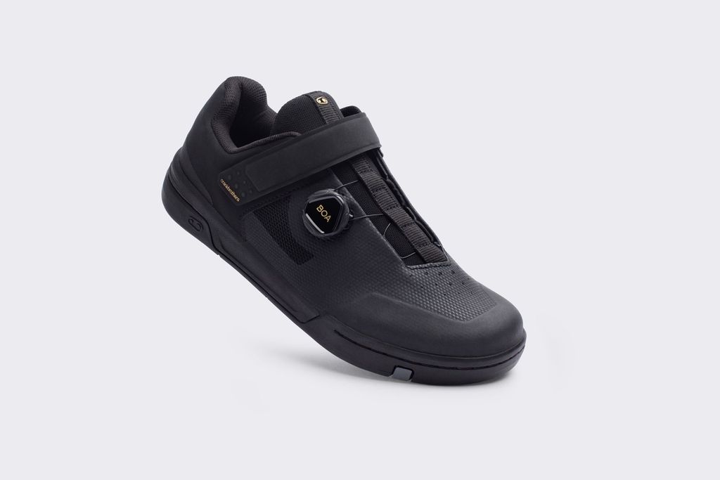 Crankbrothers Stamp Schuh, Boa, black/gold/black, 49 (EU) | 15 (US)