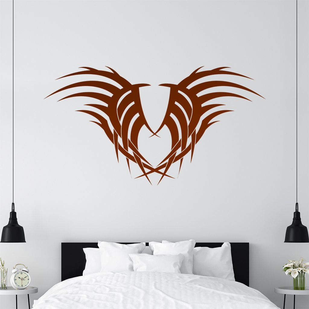 hauptsachebeklebt KIWISTAR Tribal geflochten Wandtattoo in 6 Größen - Wandaufkleber Wall Sticker - Dekoration, Küche, Wohnzimmer, Schlafzimmer, ...