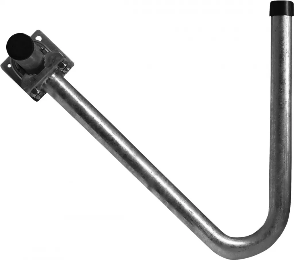 Fixation antenne sous avant-toit pour parabole 90cm Televes SPAHA1