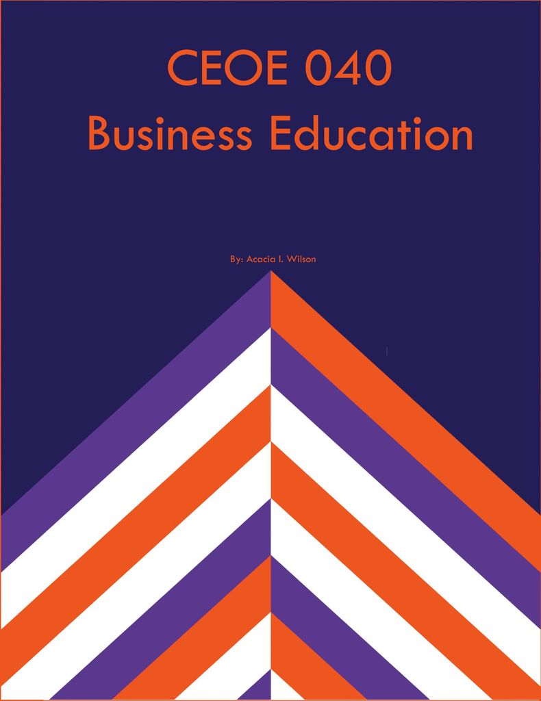CEOE 040 Business Education