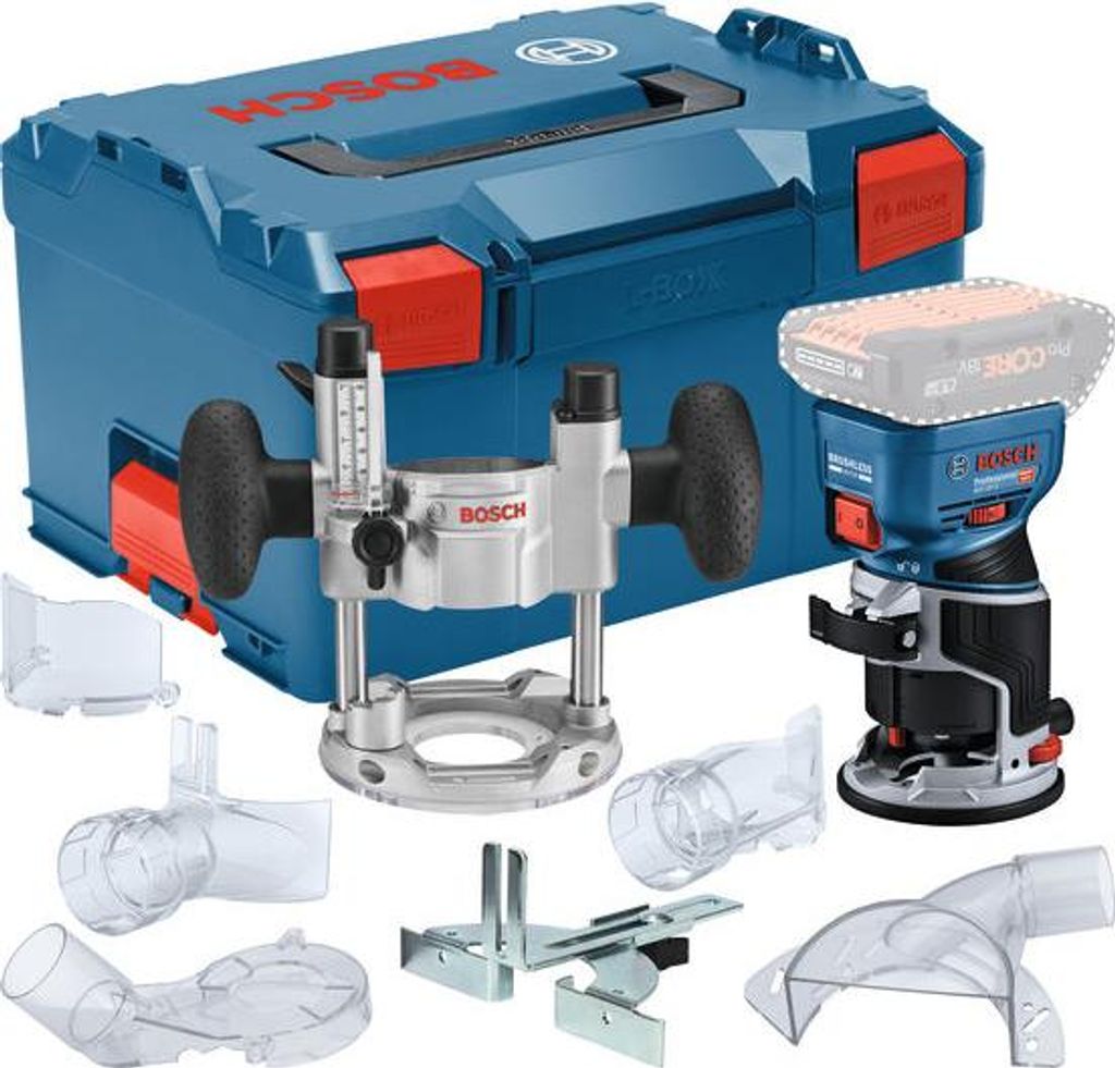 Akku-Kantenfräse GKF 18V-8, Taucheinheit TE 600 in L-BOXX Produktbild 