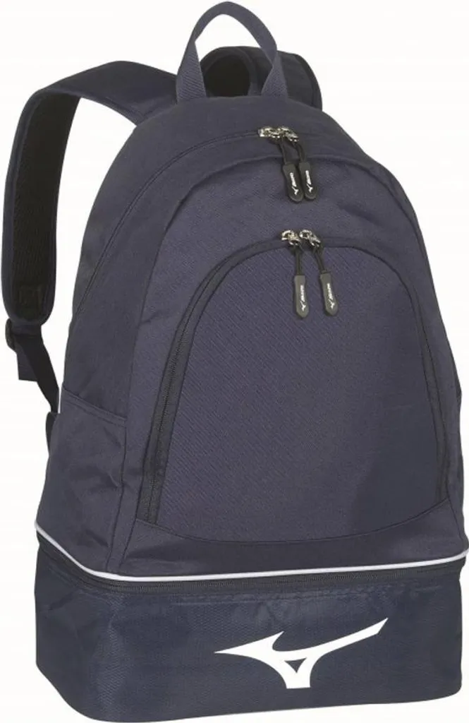 Mizuno Zaino Logo CS2810 Blu Navy - Zaino Sportivo Mizuno Originale
