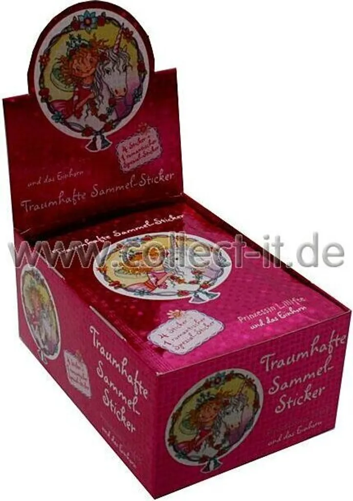 Stickers licorne Princesse Lillifee : présentoir illustré haute qualité