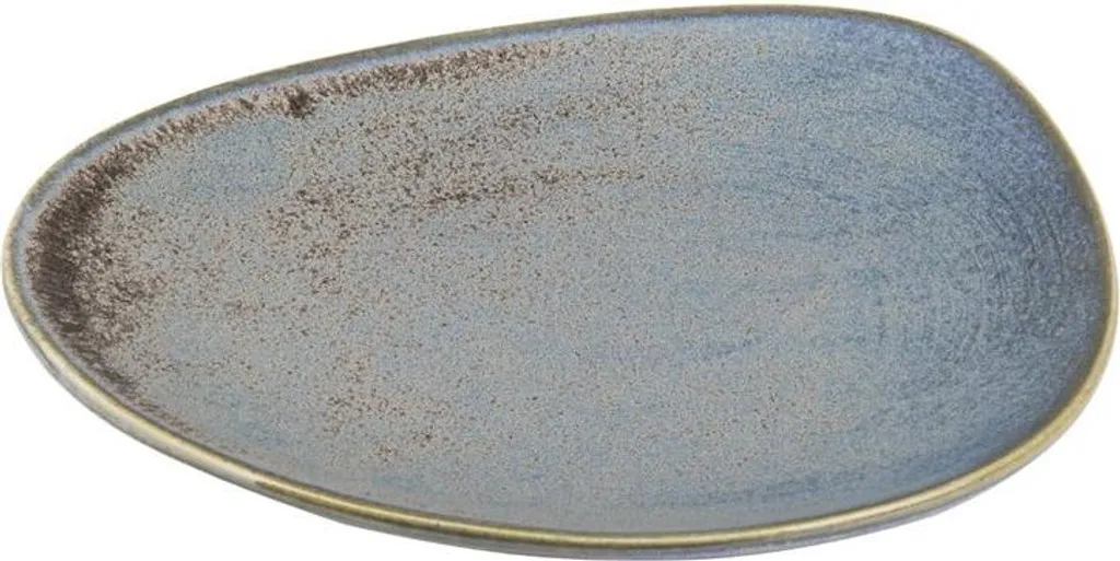Olympia Ember Blue Triangle Teller 190 mm (confezione da 6 pezzi)