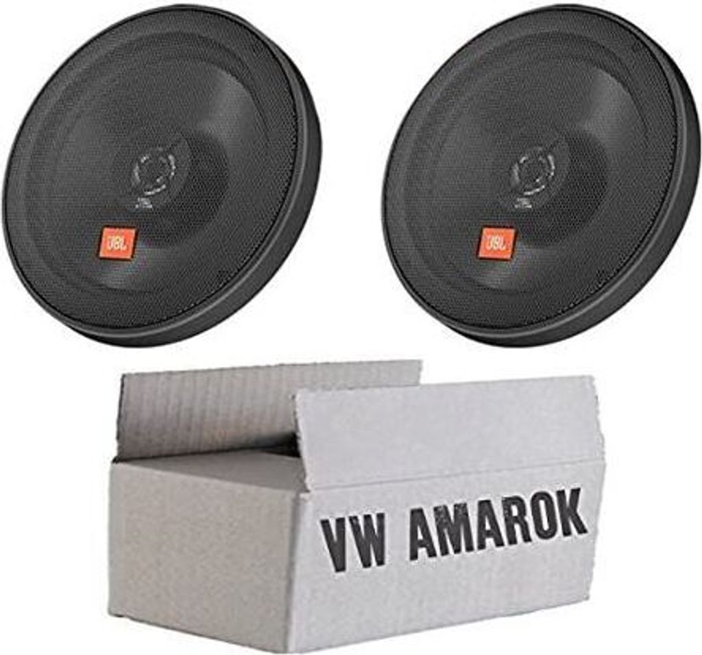 JBL STAGE2 624 | 2-Wege | 16,5cm Koax Lautsprecher - Einbauset passend für VW Amarok Front Heck - justSOUND