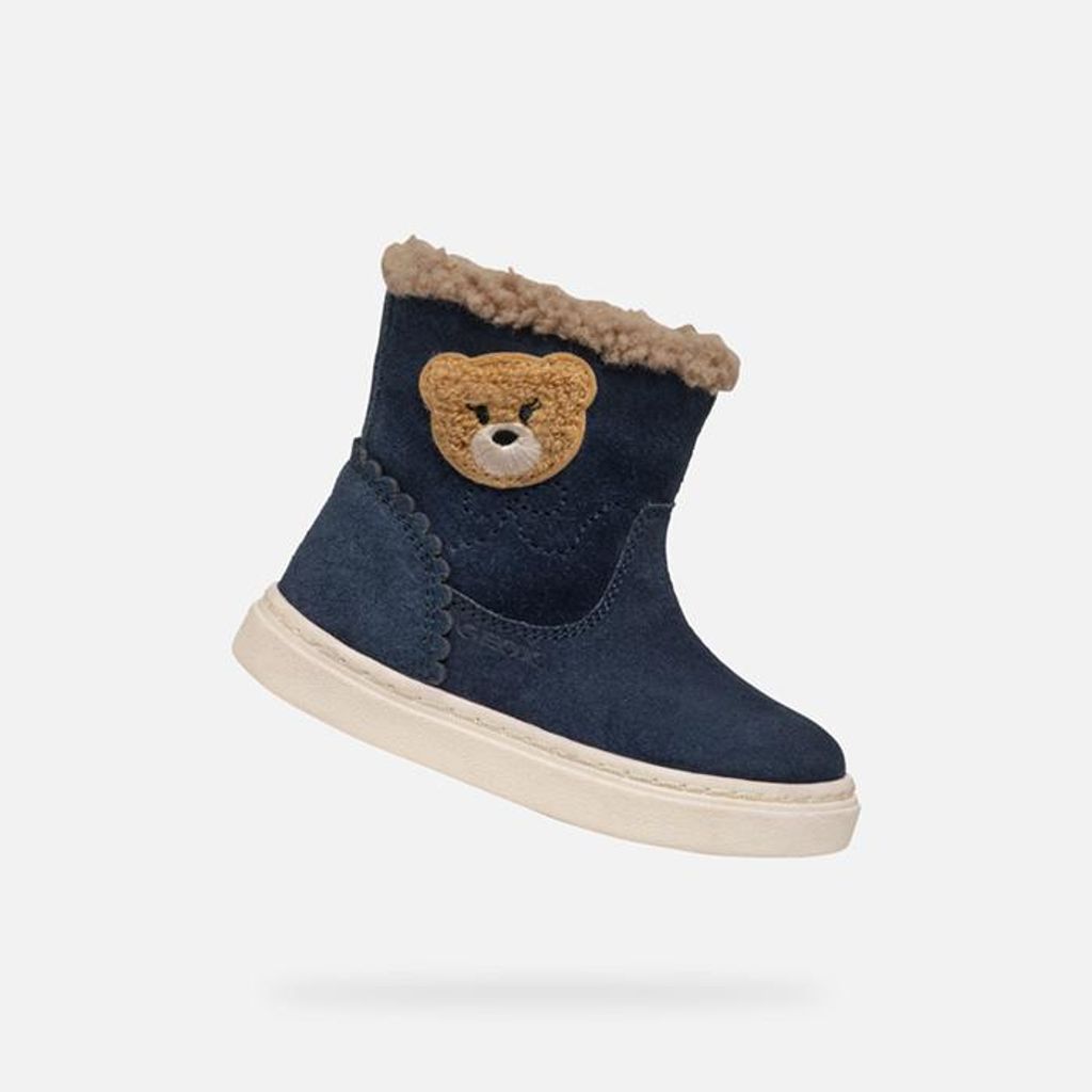 Geox Dunkelblaue Mädchen-Winterschuhe Nashik 26