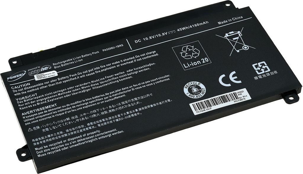 Akku für Laptop Toshiba Typ PA5208U-1BRS