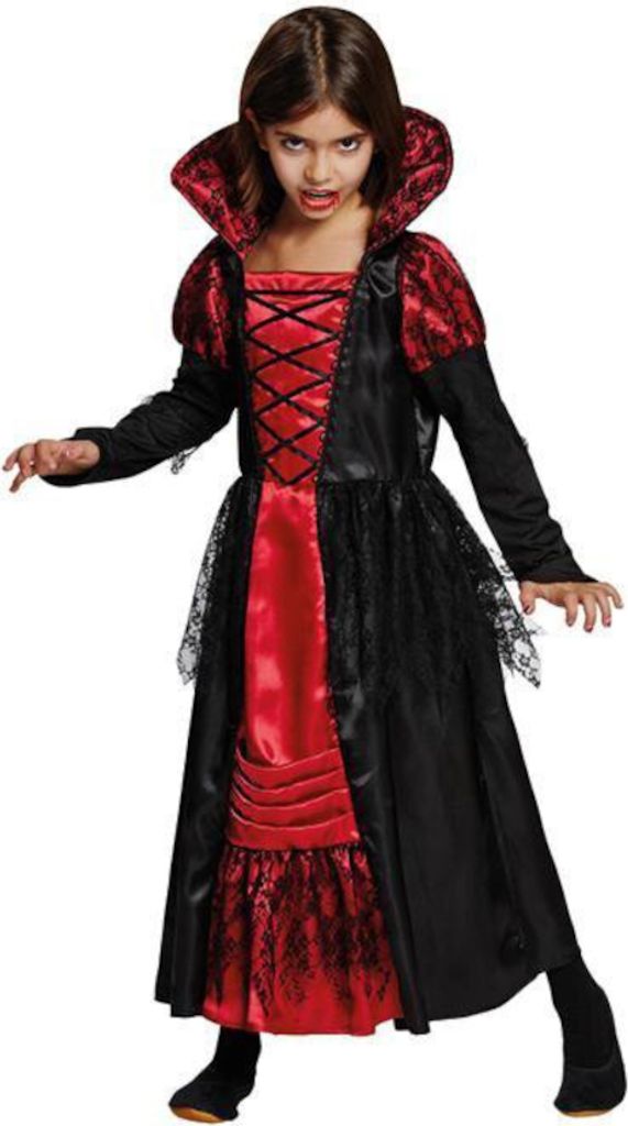 Vampir Prinzessin Halloween Karneval Fasching Kostüm 152