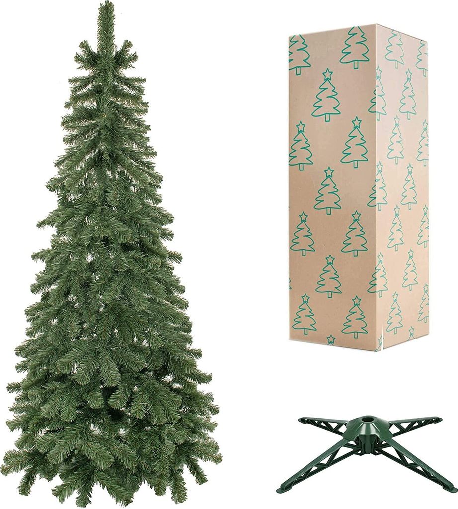 SPRINGOS Weihnachtsbaum Tannenbaum 220 cm Künstlich Naturgetreu Tanne Christbaum inkl. Ständer