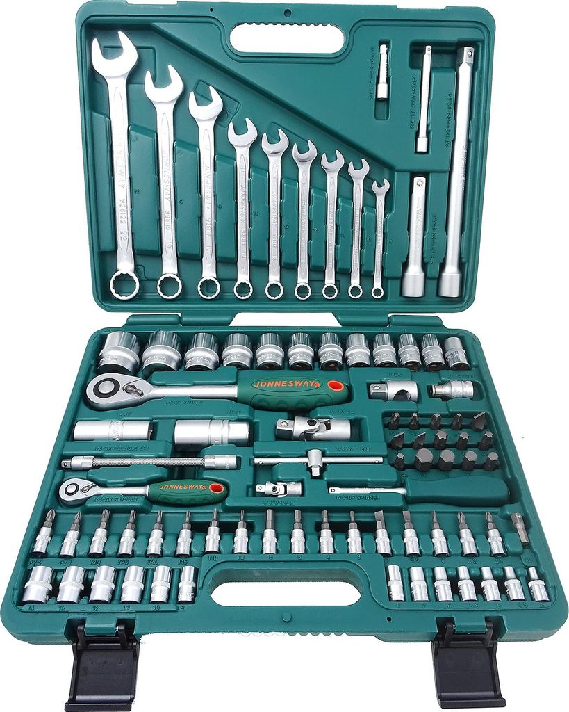 Jonnesway Schlüsselsatz 82 Elem. (1/4"-1/2") S04H52482S Produktbild 