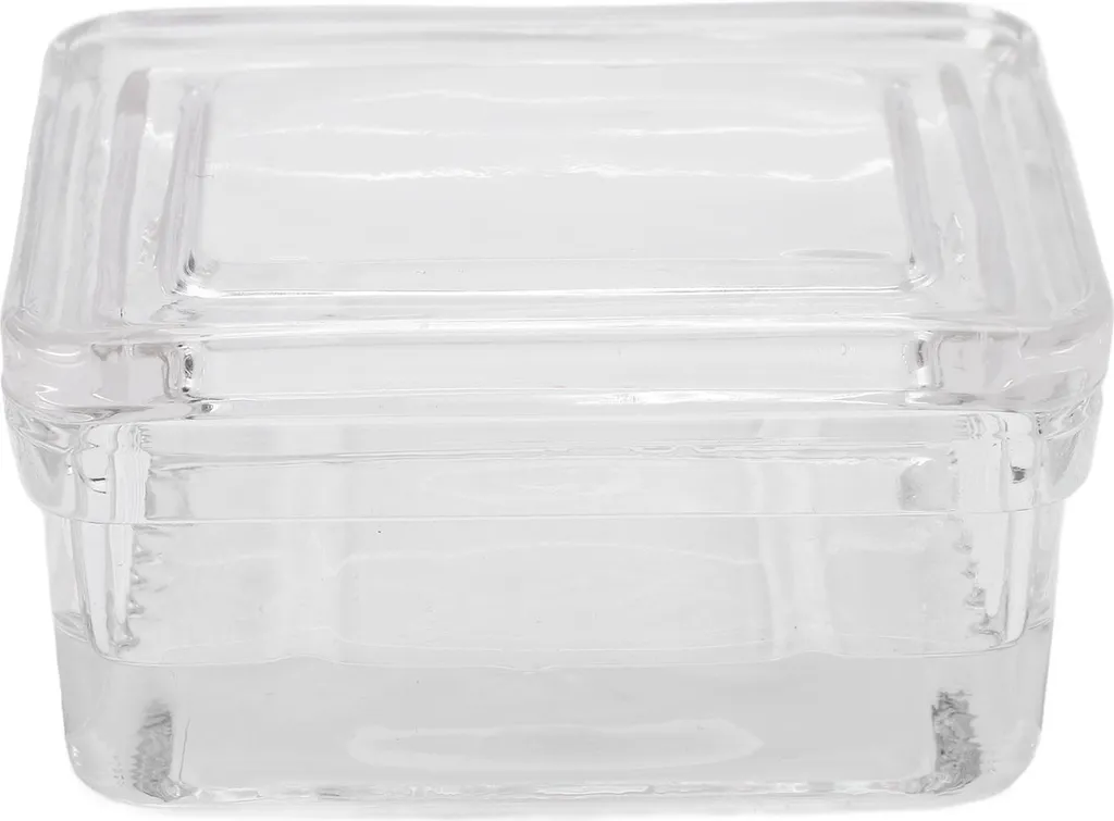 Vaso Colorazione Vetrini 10 Posti in Vetro con Coperchio Ermetico