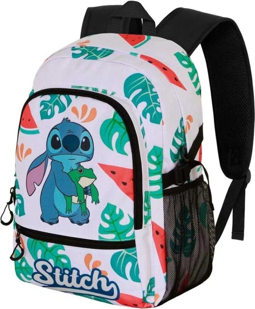 Sac à dos Stitch Frog 44cm adaptable - Qualité Premium robuste - 2