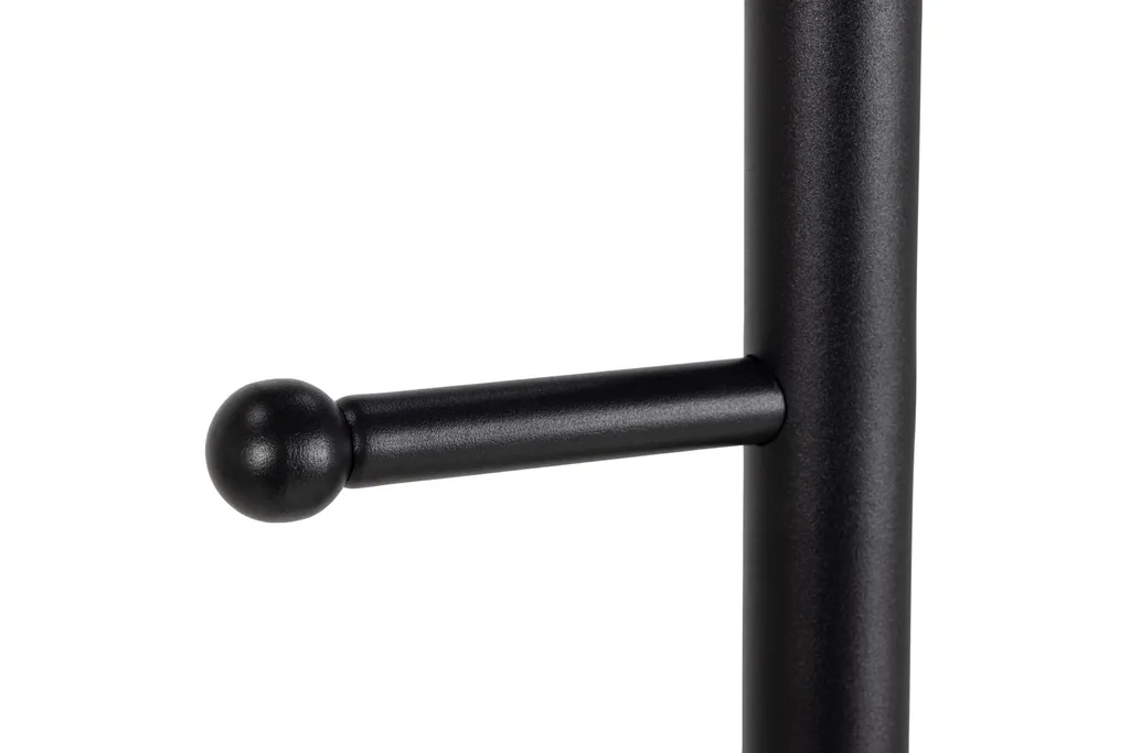 Aspen Portemanteau 5 Crochets Noir Mat pour Vêtements et Accessoires