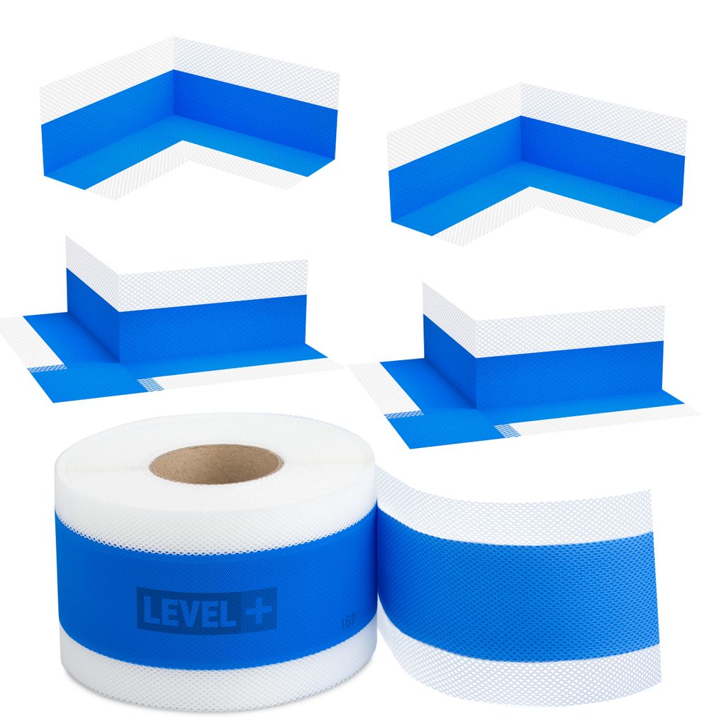 Dichtungsset LEVEL+ Bandset Dichtband 20m Dichtecken Wasserdicht Dusche Bad B26