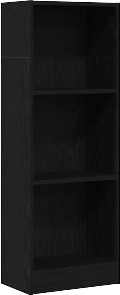 Libreria SYFAX™ Rovere Nero 40x24x109 cm | Mobile Scaffale in Truciolato