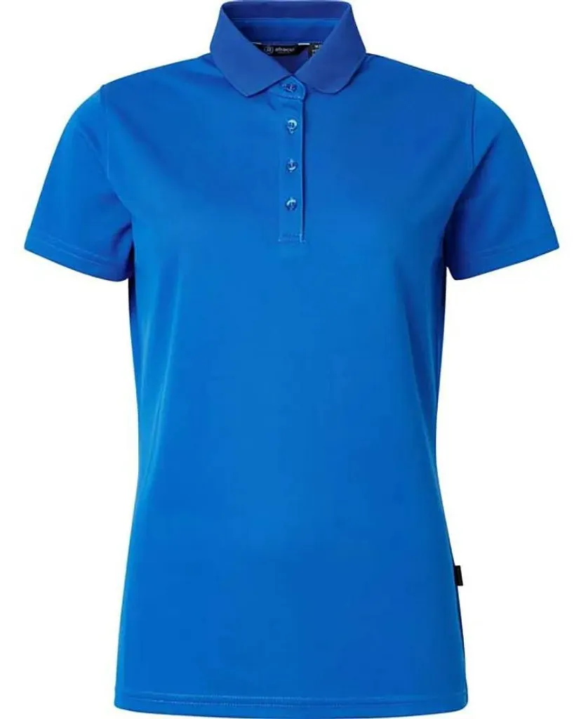 Haut de golf respirant femme bleu Abacus Cray L - Maillot sport chic
