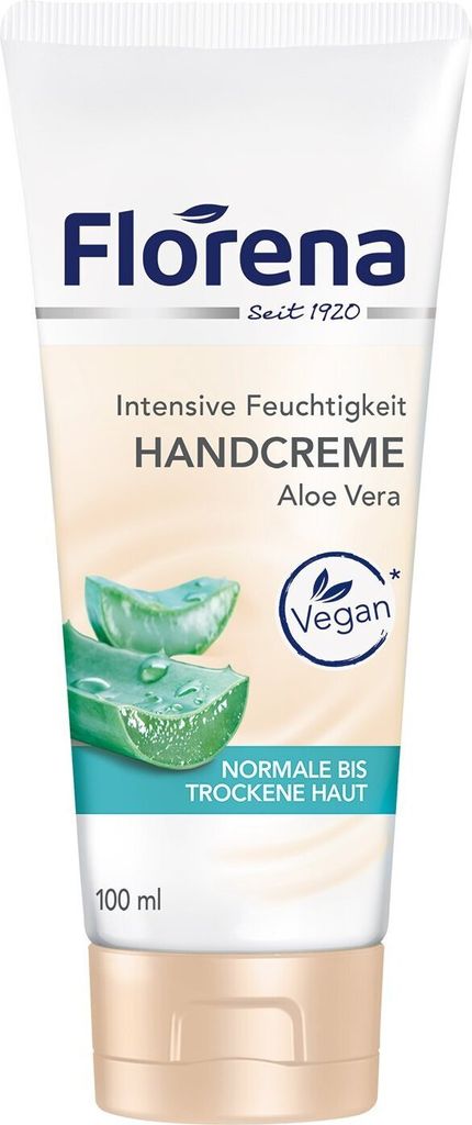 Florena Handcreme Aloe Vera Intensive Feuchtigkeit 100ml Produktbild 