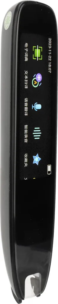 Stylo Traducteur Instantané avec Écran Tactile - Scanner de Texte OCR Noir