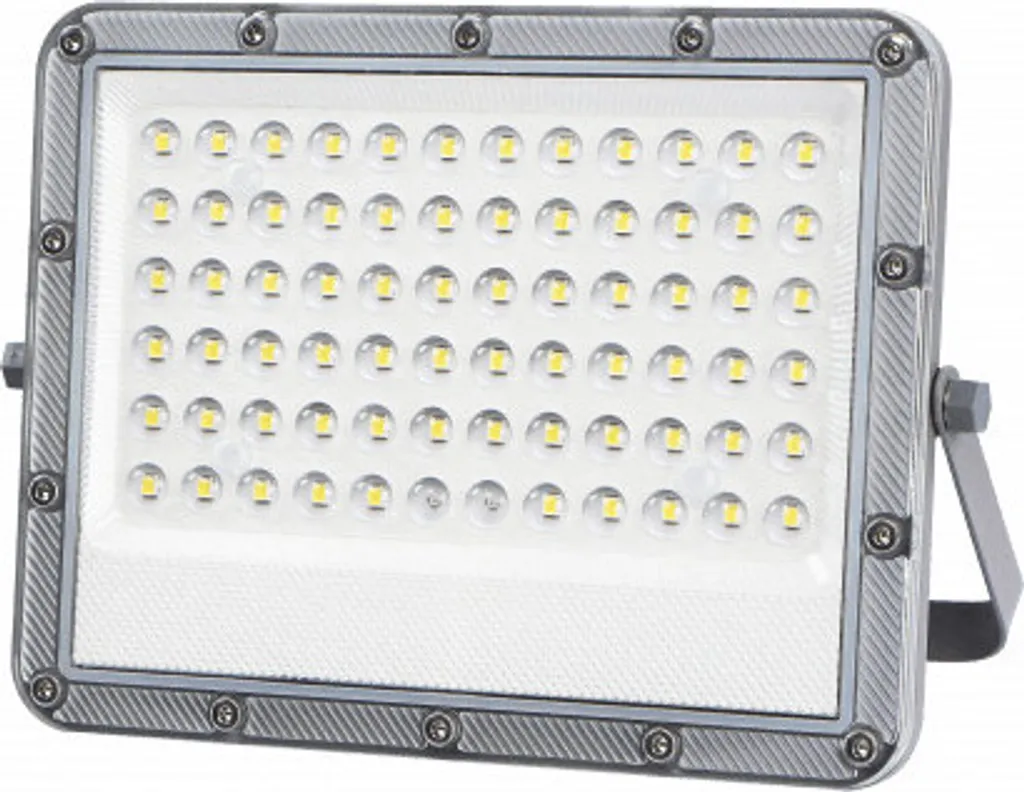 Projecteur LED 100W solaire avec capteur automatique crépusculaire