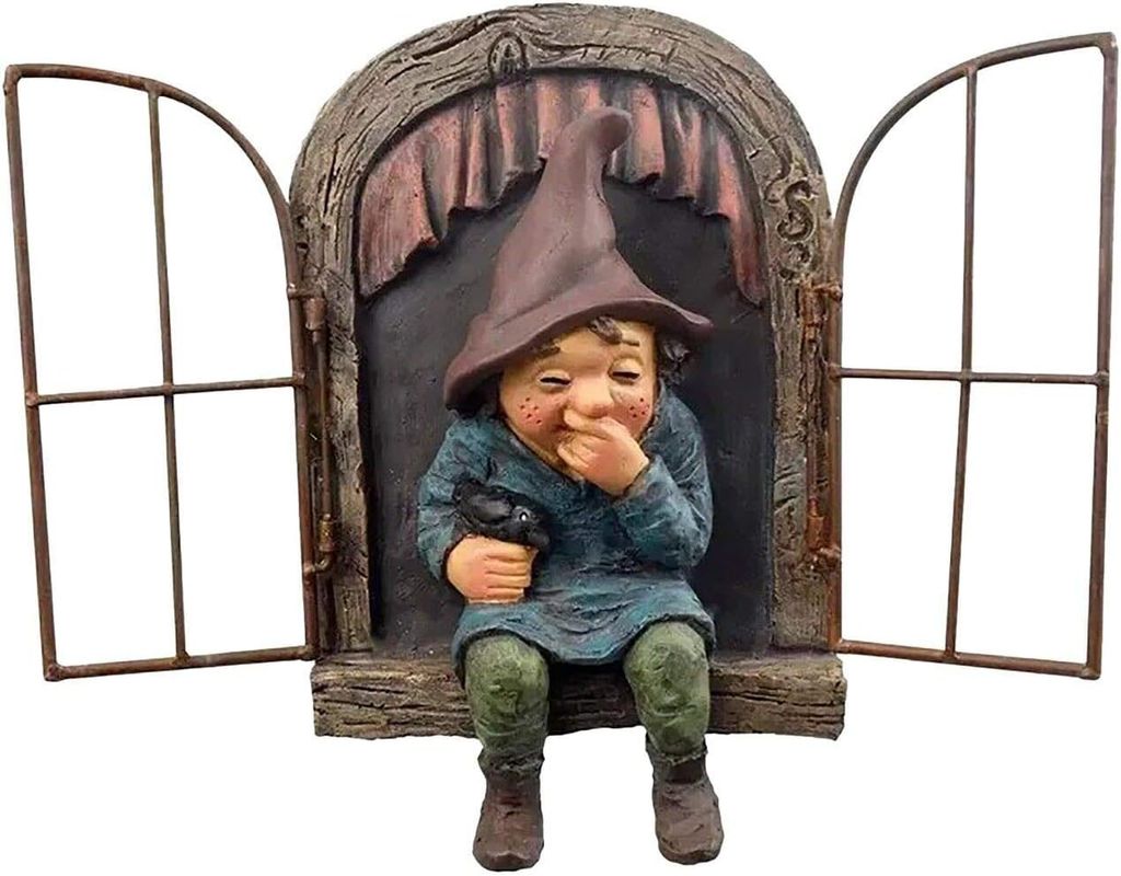 Gartenzwerge wetterfest Garten Statue, Schelmischer Garten Produktbild 