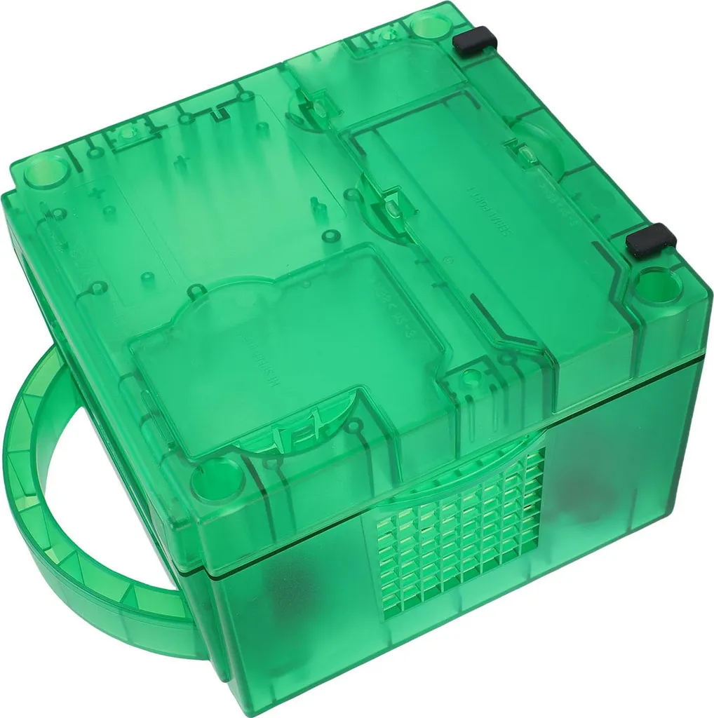 Coque GameCube verte transparente en ABS solide pour DOL-101 - 3