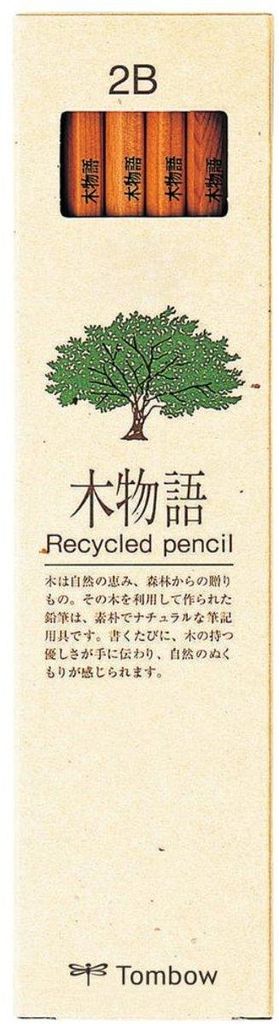 Tombow Graphitstifte recycelt 2B 12 Stück nachhaltiges Zeichnen