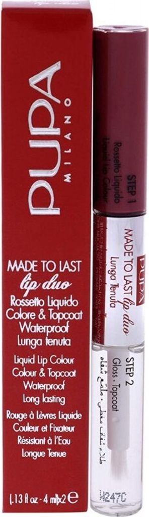 Pupa Milano Made To Last Lip Duo Liquid Lip Colour – Farbe Produktbild 
