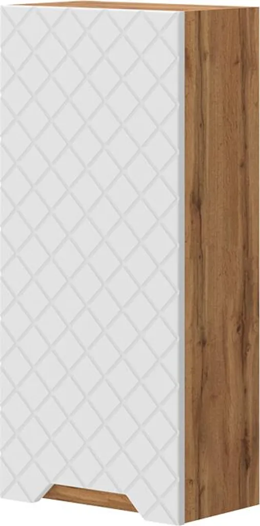 Armoire murale Vicco Lotta Blanc 20x72,6 cm, Modèle 58588 de Salle de Bain