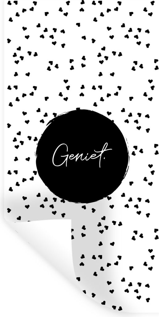 MuchoWow Wandtattoo Wandsticker Wandaufkleber Zitate - Genießen - Sommer - Text 20x40 cm Selbstklebend und Repositionierbar - Selbstklebend - Fo...