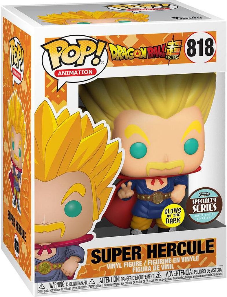 Dragon Ball S - Super Hercule 818 Special Edition Glows in the Dark - Funko Pop! - Vinyl Figur