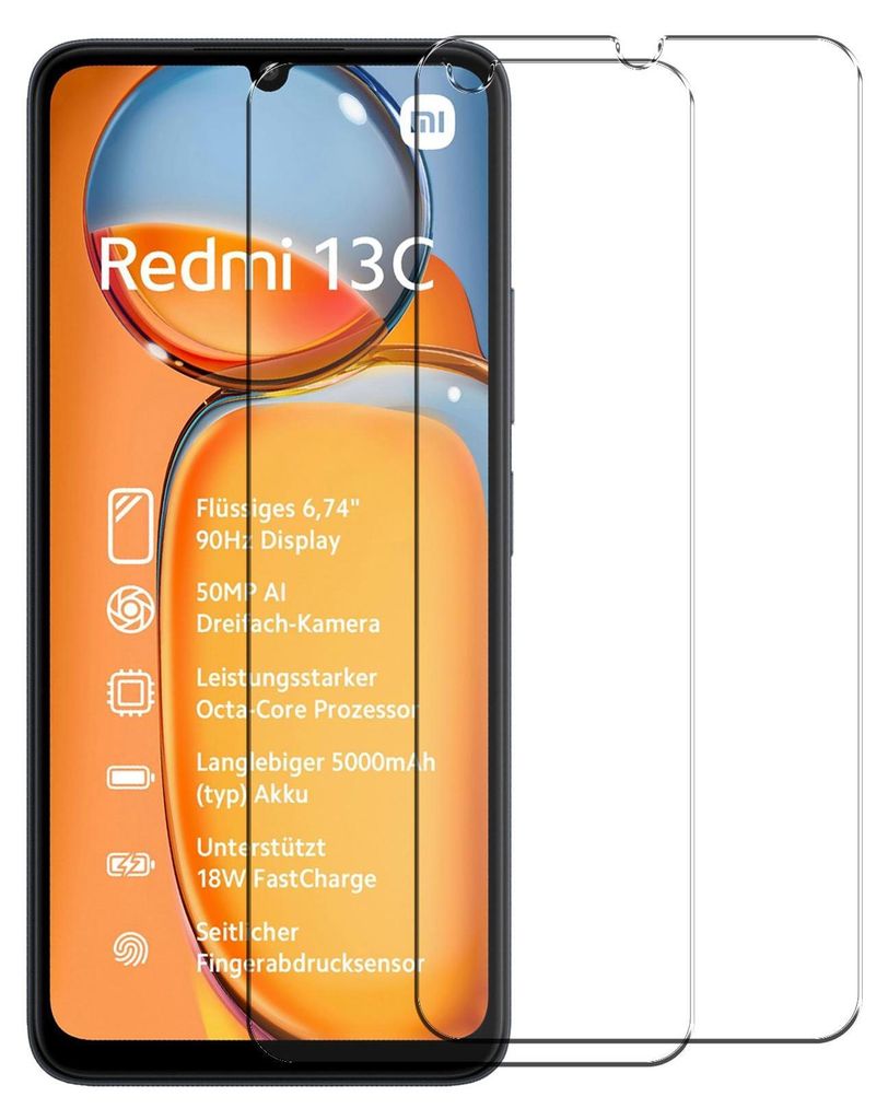 A screen protector is shown over a smartphone display.