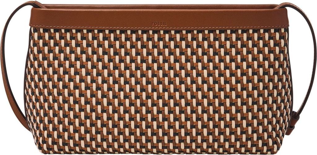 FOSSIL Umhängetasche Penrose Clutch Multi Brown braun