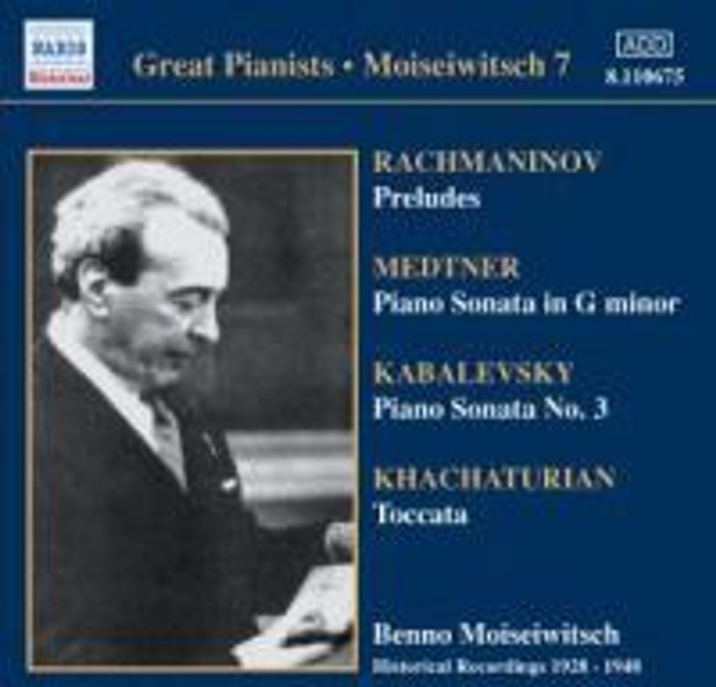 Moiseiwitsch, B: Historical Recordings 1928-48