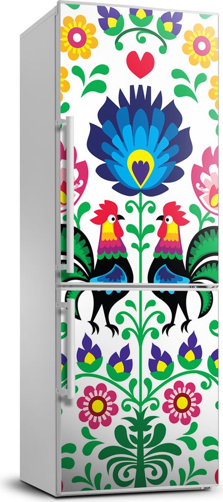 Tulup Kühlschrankdekoration - 70x190 cm - Aufkleber auf dem Kühlschrank - ethnische Muster