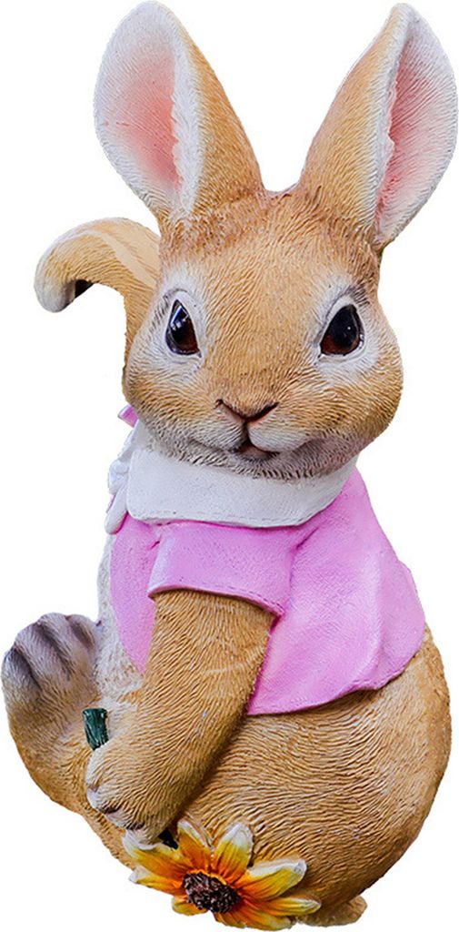 Kaninchen Figur realistische Harz lustige Bunny Statue Fee Garten Dekoration Home Decor