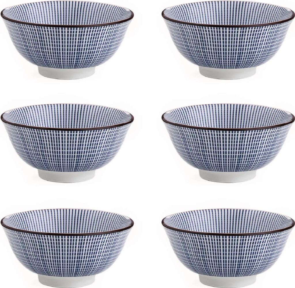 HOMLA Schalen NAVIA dunkelblau 15 cm 6er-Set