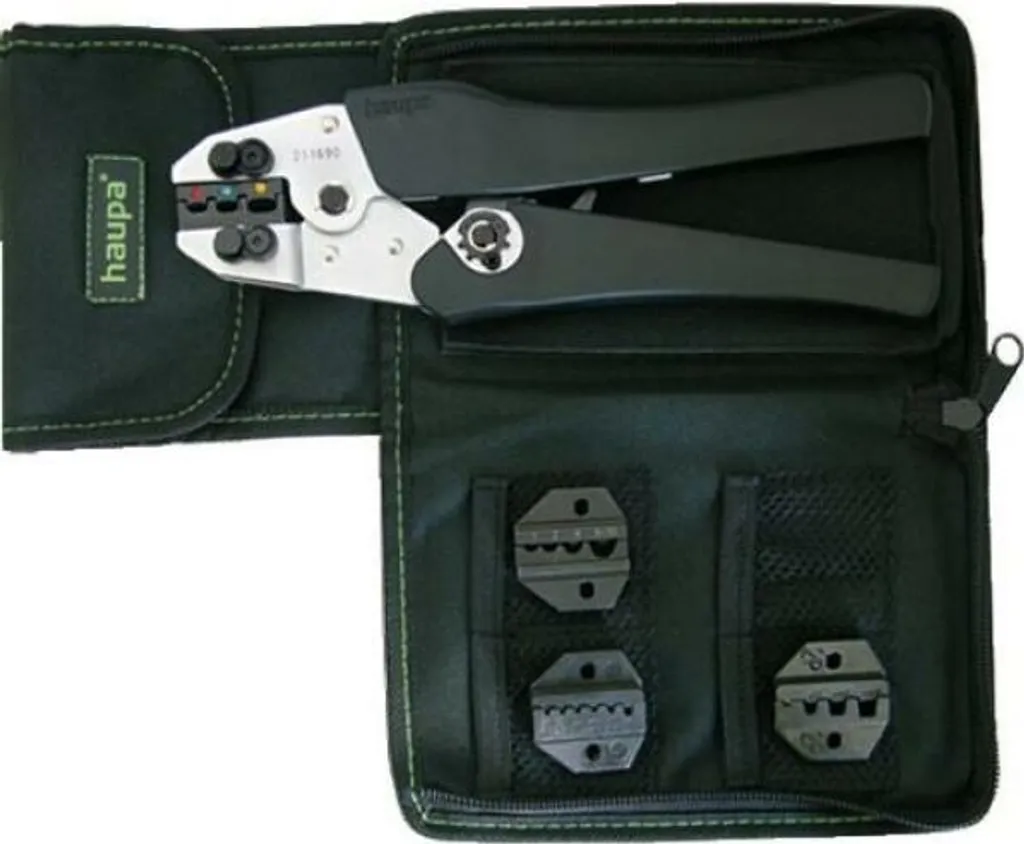 Sertissage précis et rapide avec la pince Haupa 211692 X-CrimpPlus set