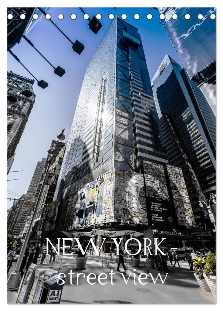 NEW YORK – street view (Tischkalender 2027 DIN A5 hoch), CALVENDO Monatskalender