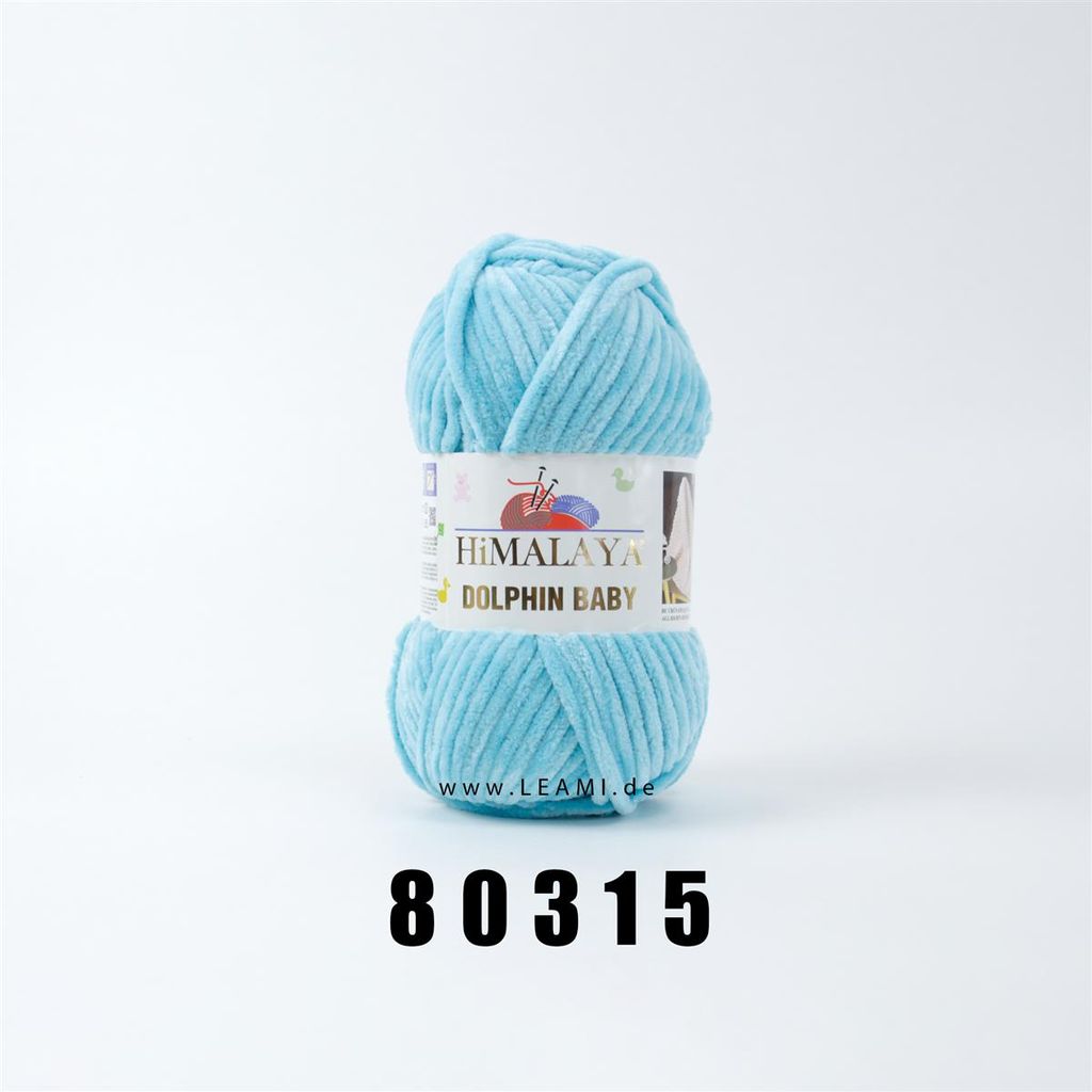 Himalaya Dolphin Baby 315 Turquoise: Měkká, objemná pletací Obrázek produktu 