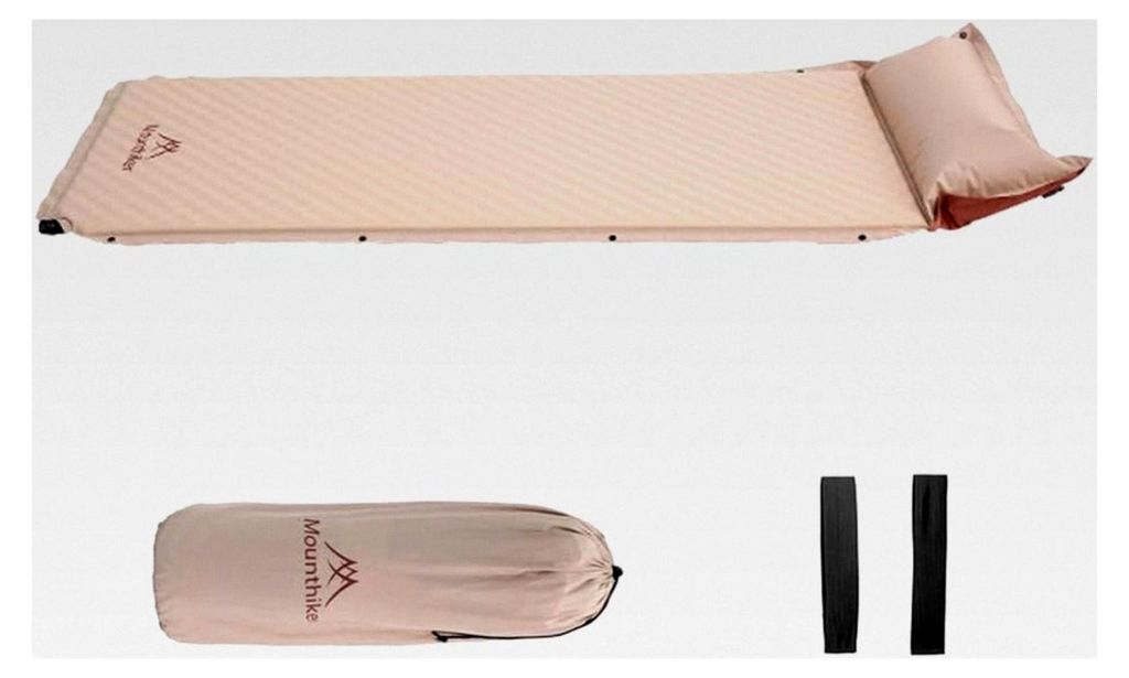Faltbare Camping-Isomatte Ultraleichte Aufblasbare Matratze Tragbare Selbstaufblasbare Reisematte Luftkissen Faltmatratze für Zelt Reisen Wandern ...