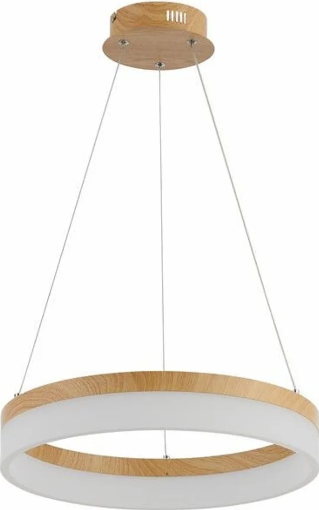 Suspension LED Cornelia : l'éclairage puissant et chaleureux en bois