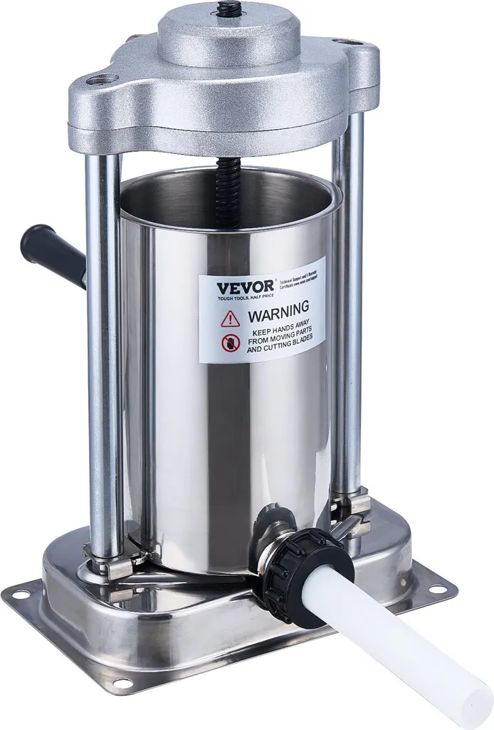 Macchina per Salsicce Manuale 2L Verticale | Inox 304 Professionale - 11